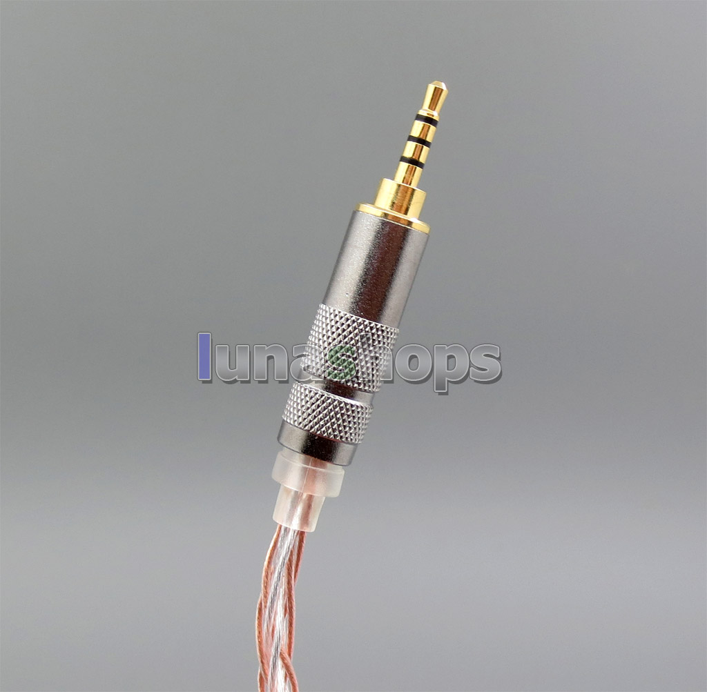 800 Wires Soft Silver + OCC Alloy 2.5mm Earphone Cable For Shure se535 se846