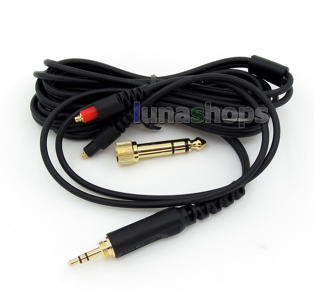 Replacment 3.5mm & 6.5mm Audio Cable For Shure SRH1540 SRH1840 SRH1440 Headphone