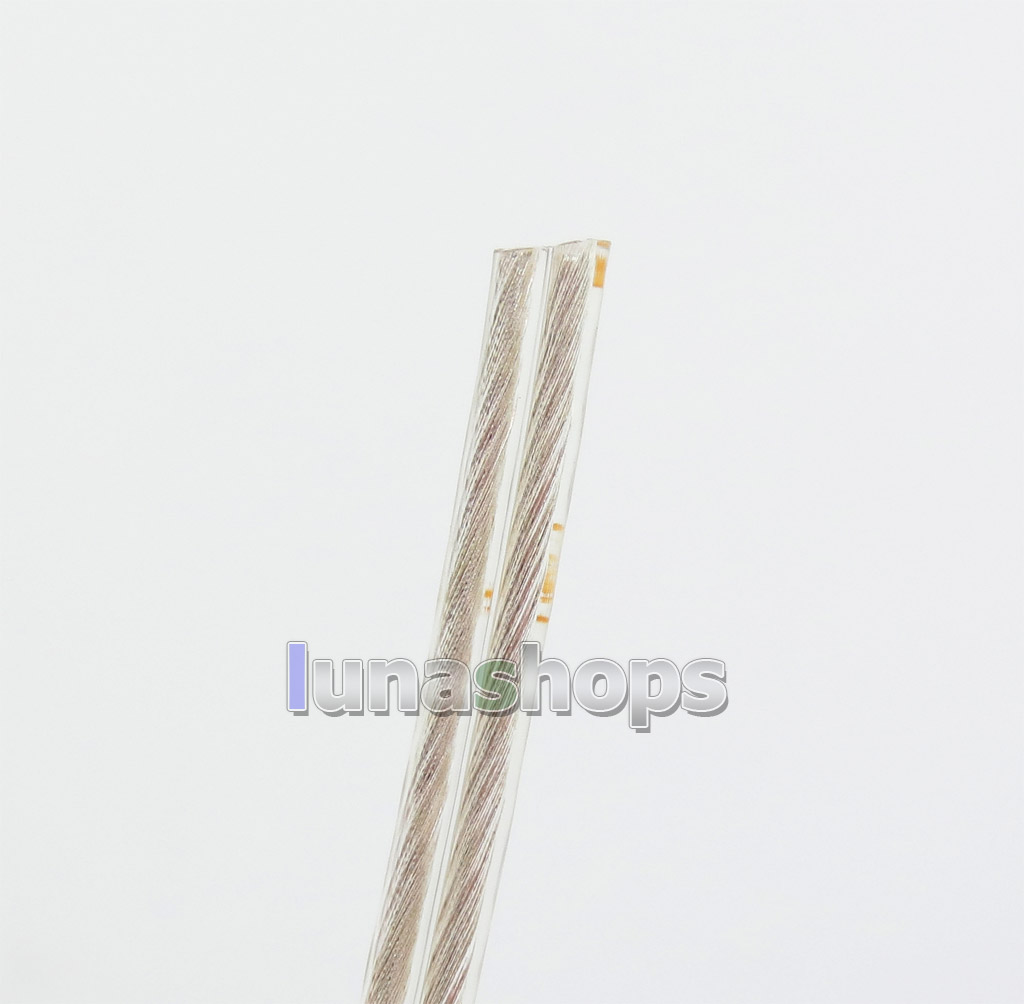 50m Acrolink 6N OCC Doubling Silver Plated 0.12mm*9 24awg Dia PVC (N  ) Diameter 2.1mm DIY Earphone Cable ID41