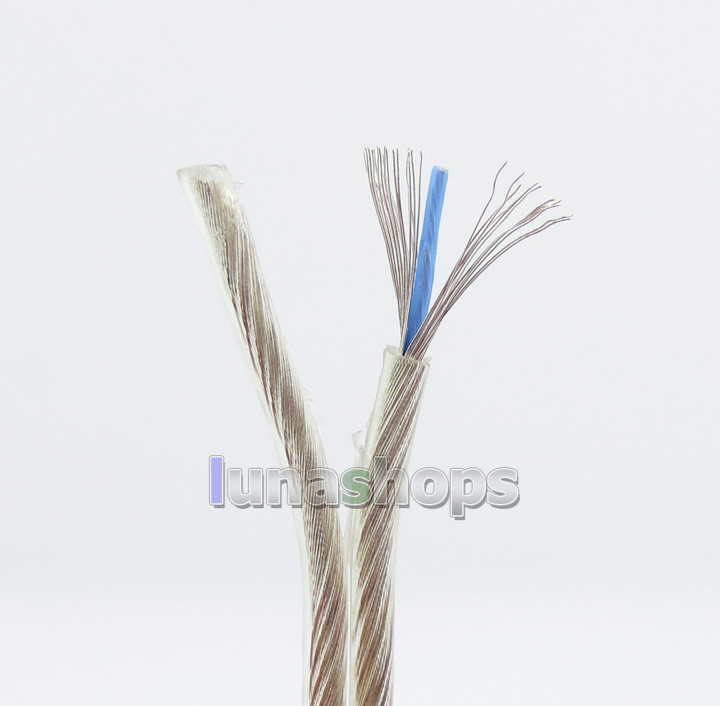 50m Acrolink 6N OCC Doubling Silver Plated 0.12mm*9 24awg Dia PVC (N  ) Diameter 2.1mm DIY Earphone Cable ID41