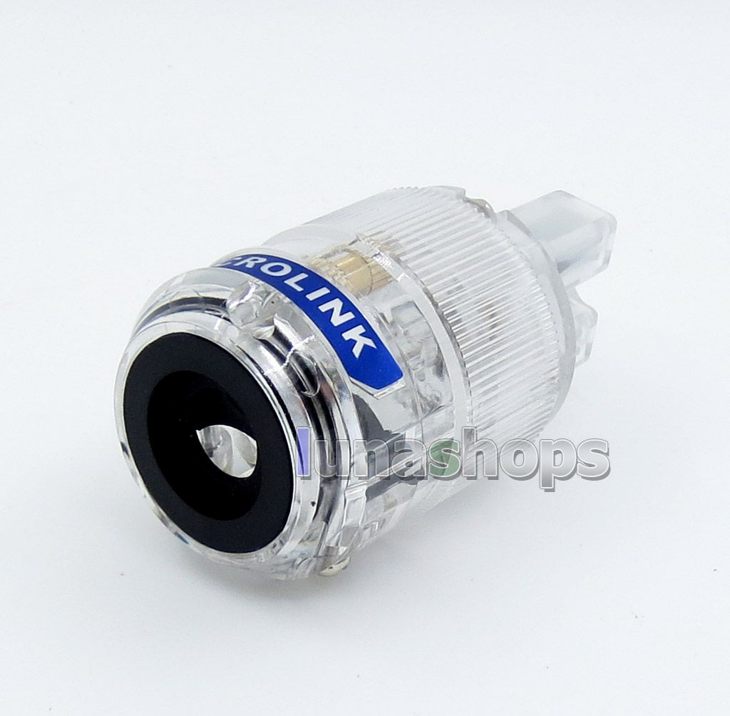 Acrolink fc-25(R)Pure Transmission NCF Rhodium plated Power DIY Custom Female Adapter Plug