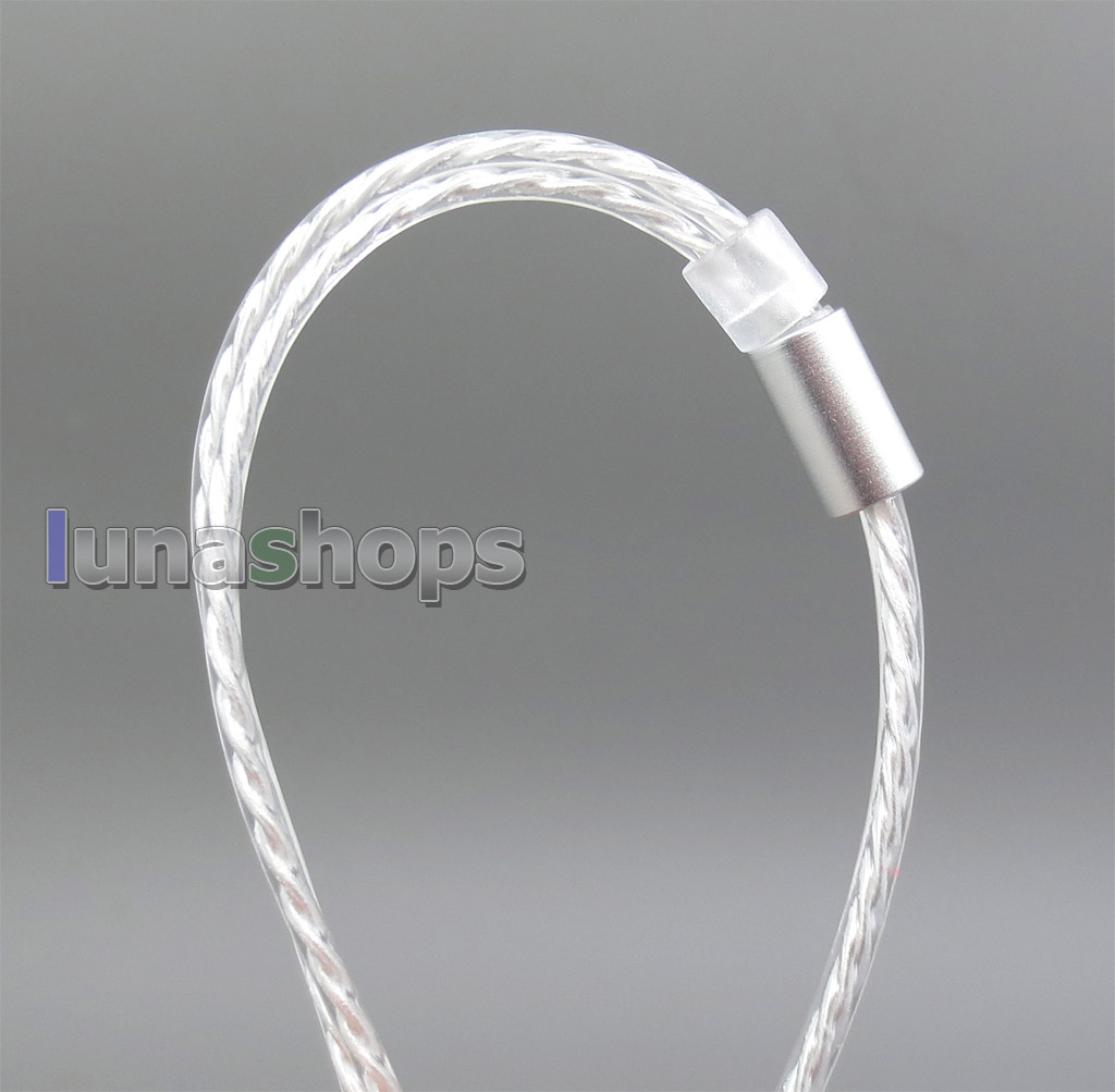 1.2m GY-Seiris 5N OCC Silver Plated PVC Cable For SE215 SE315 SE425 SE535 SE846 UE900