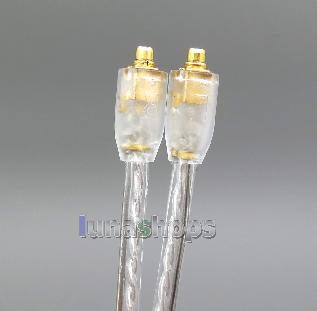 1.2m GY-Seiris 5N OCC Silver Plated PVC Cable For SE215 SE315 SE425 SE535 SE846 UE900