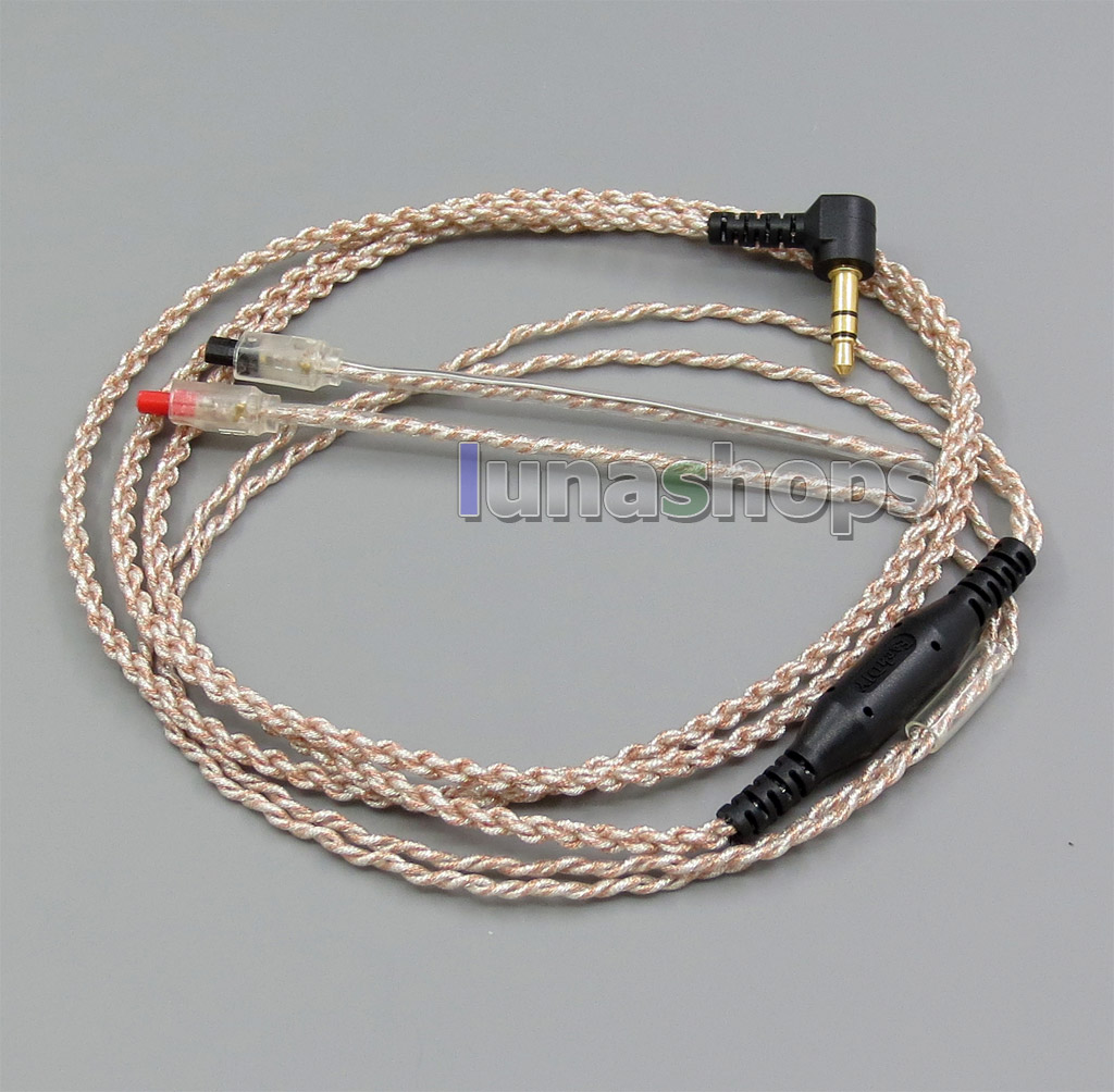 EachDIY Earphone Silver Plated OCC Mixed Foil PU Cable For Audio-Technica ATH-IM50 ATH-IM70 ATH-IM01 ATH-IM02 03 04
