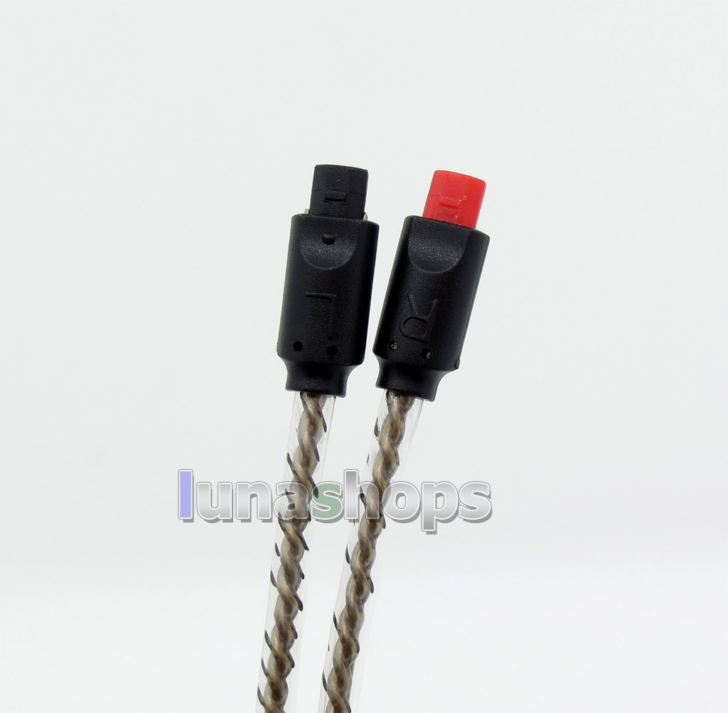 Silver Plated Earphone Brown Cable For Audio-Technica ATH-IM50 IM70 IM01 IM02 03