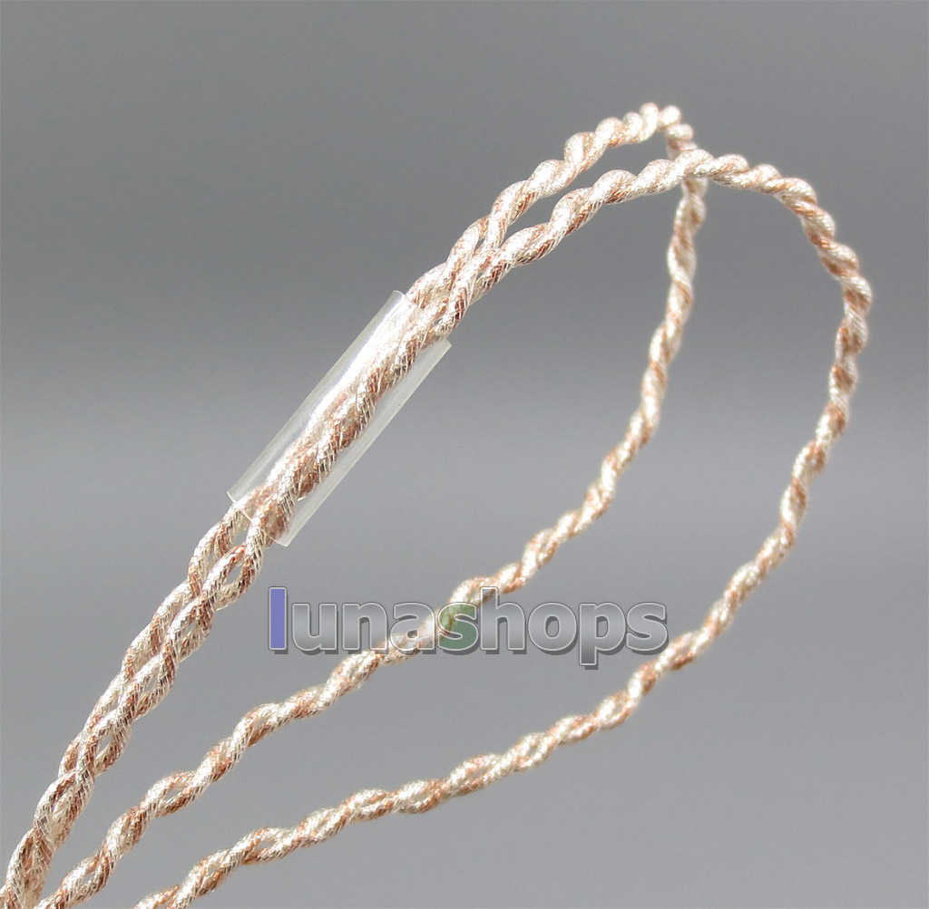 EachDIY Earphone Silver Plated OCC Mixed Foil PU Cable For Westone W60 W50 W40 UM50 UM30 UM10