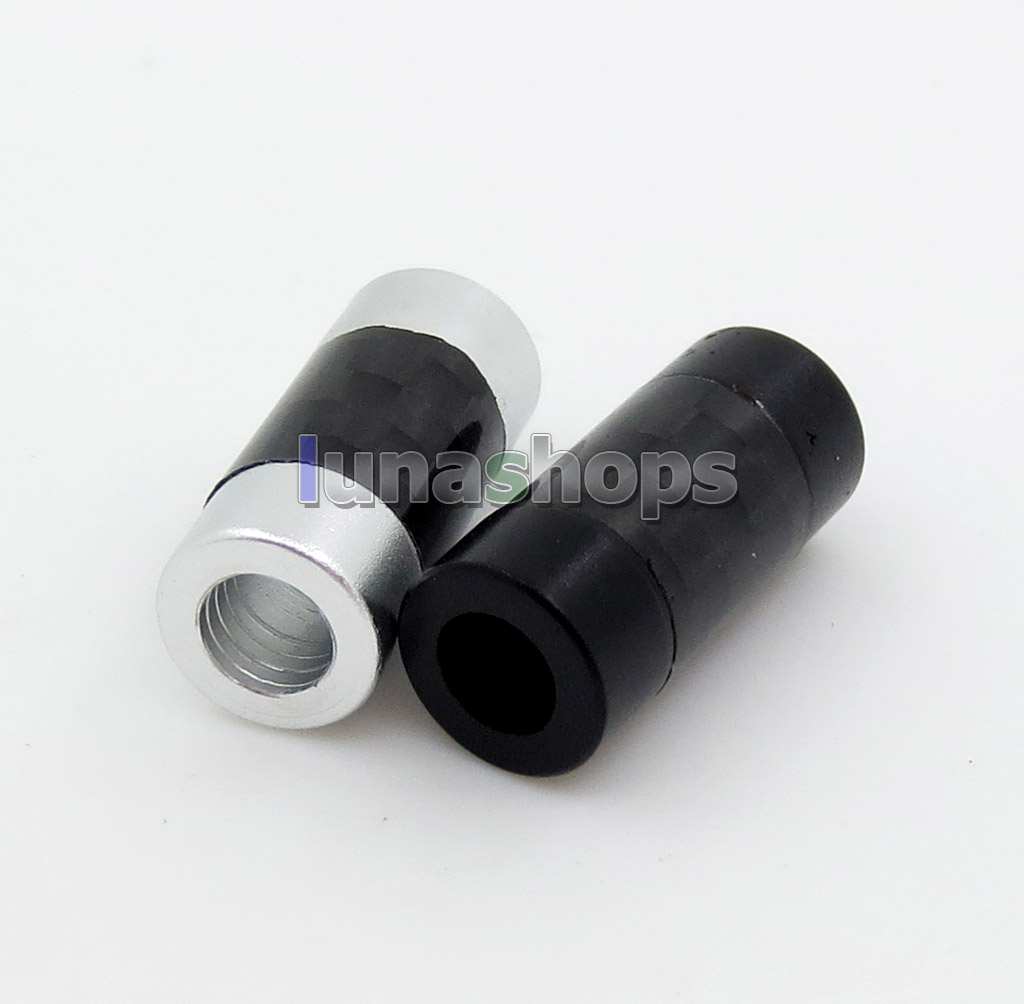 1pcs Carbon Y Splitter Adapter Speaker Headphone Cable Audio For DIY Custom Cable