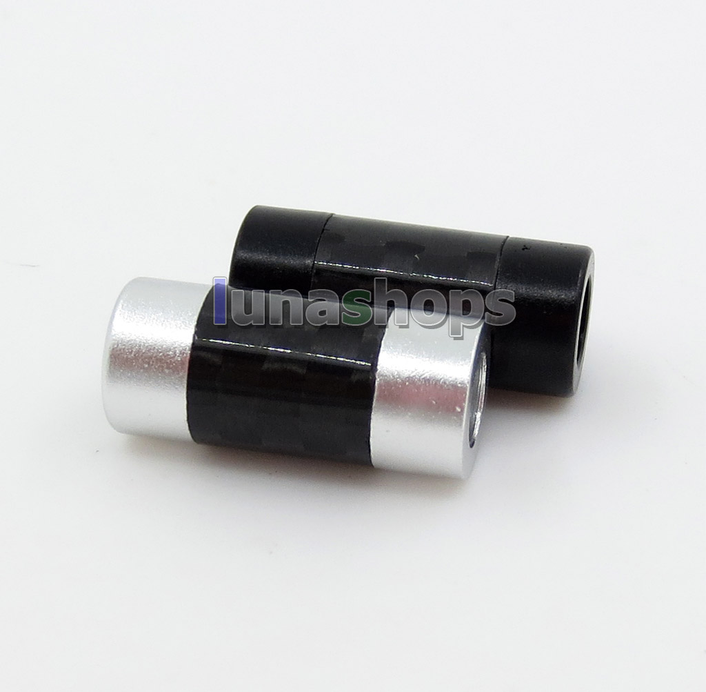 1pcs Carbon Y Splitter Adapter Speaker Headphone Cable Audio For DIY Custom Cable