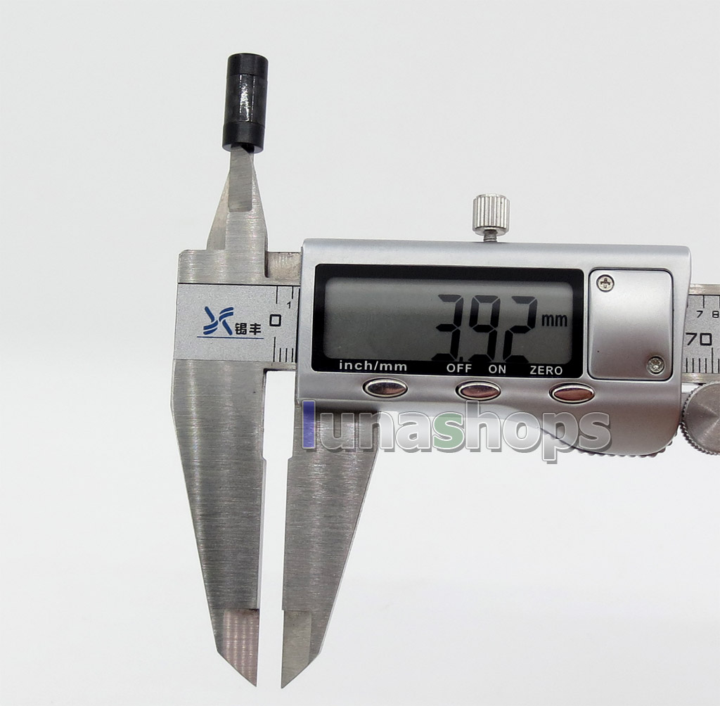 1pcs Carbon Y Splitter Adapter Speaker Headphone Cable Audio For DIY Custom Cable