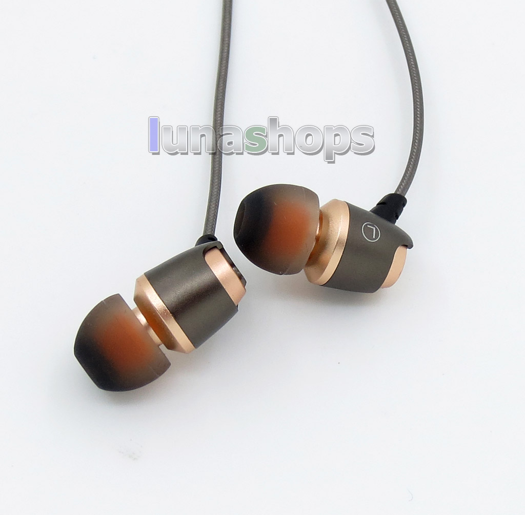 3.5mm 10mm Speaker With Mic Remote In Ear Stereo TPE OFC cable Earphone