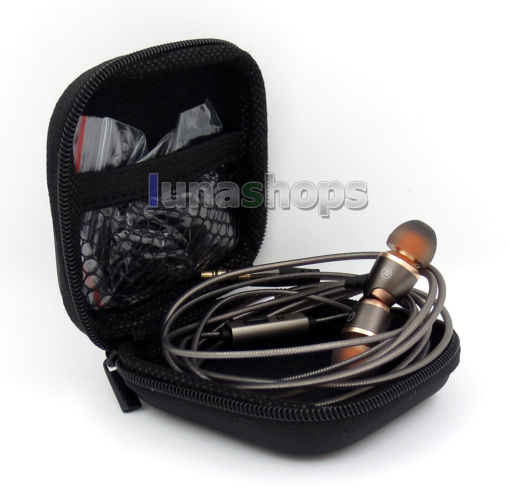 3.5mm 10mm Speaker With Mic Remote In Ear Stereo TPE OFC cable Earphone
