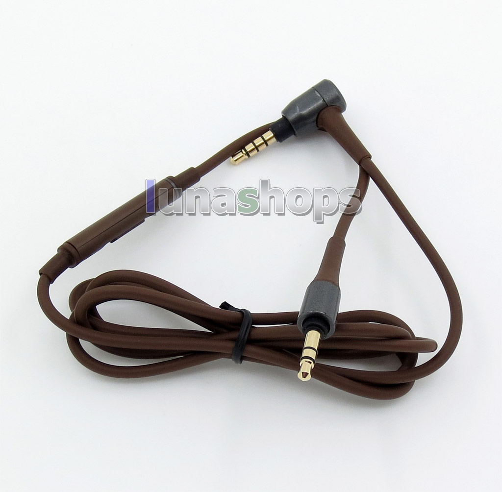 Replacement Audio Cable with Remote Mic for Audio Technica ATH-MSR7 Sony MDR 1R