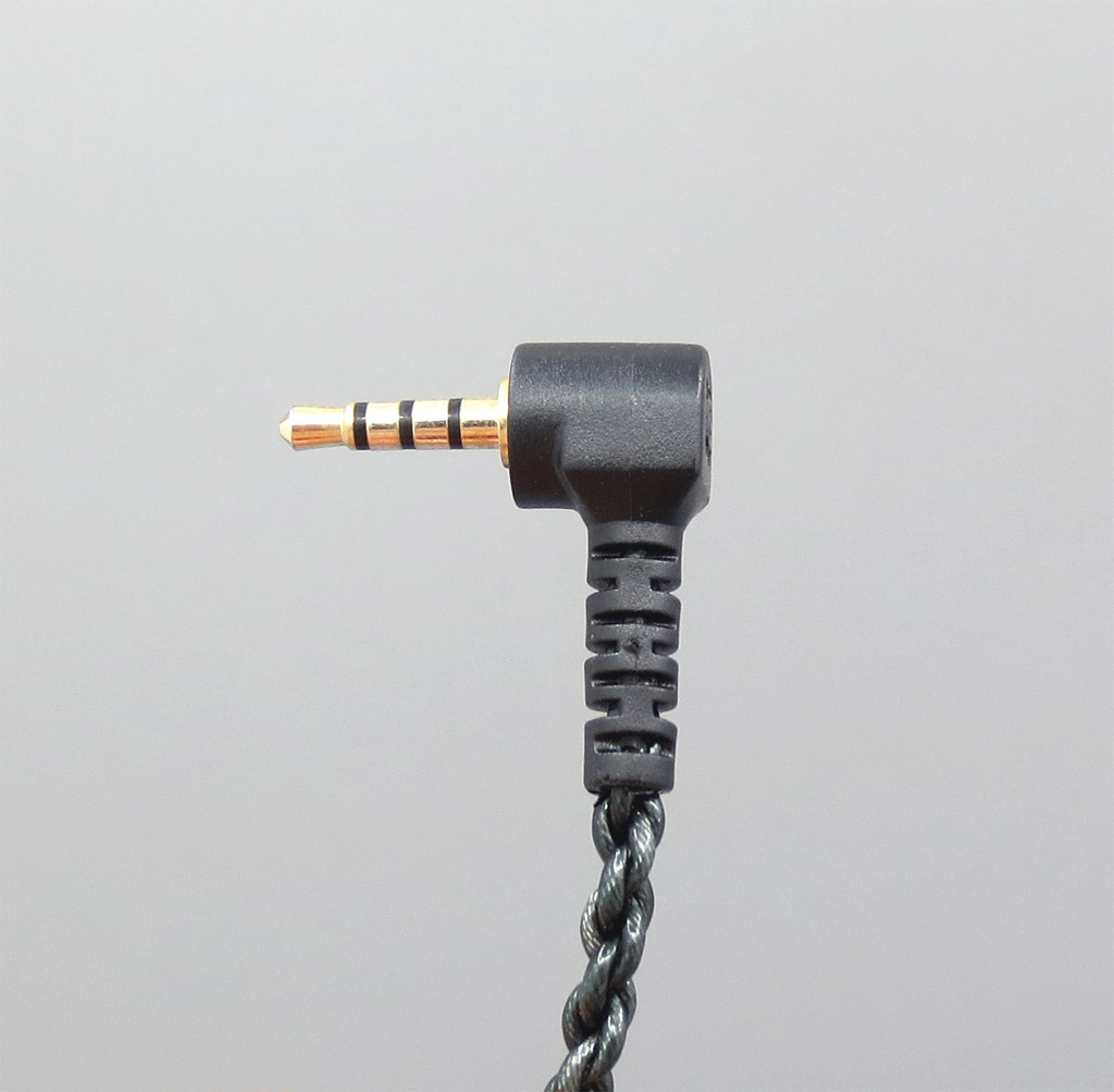 2.5mm TRRS Balanced 100 Ohm Silver Foiled Earphone Cable For Etymotic ER4B ER4PT ER4S ER6I ER4