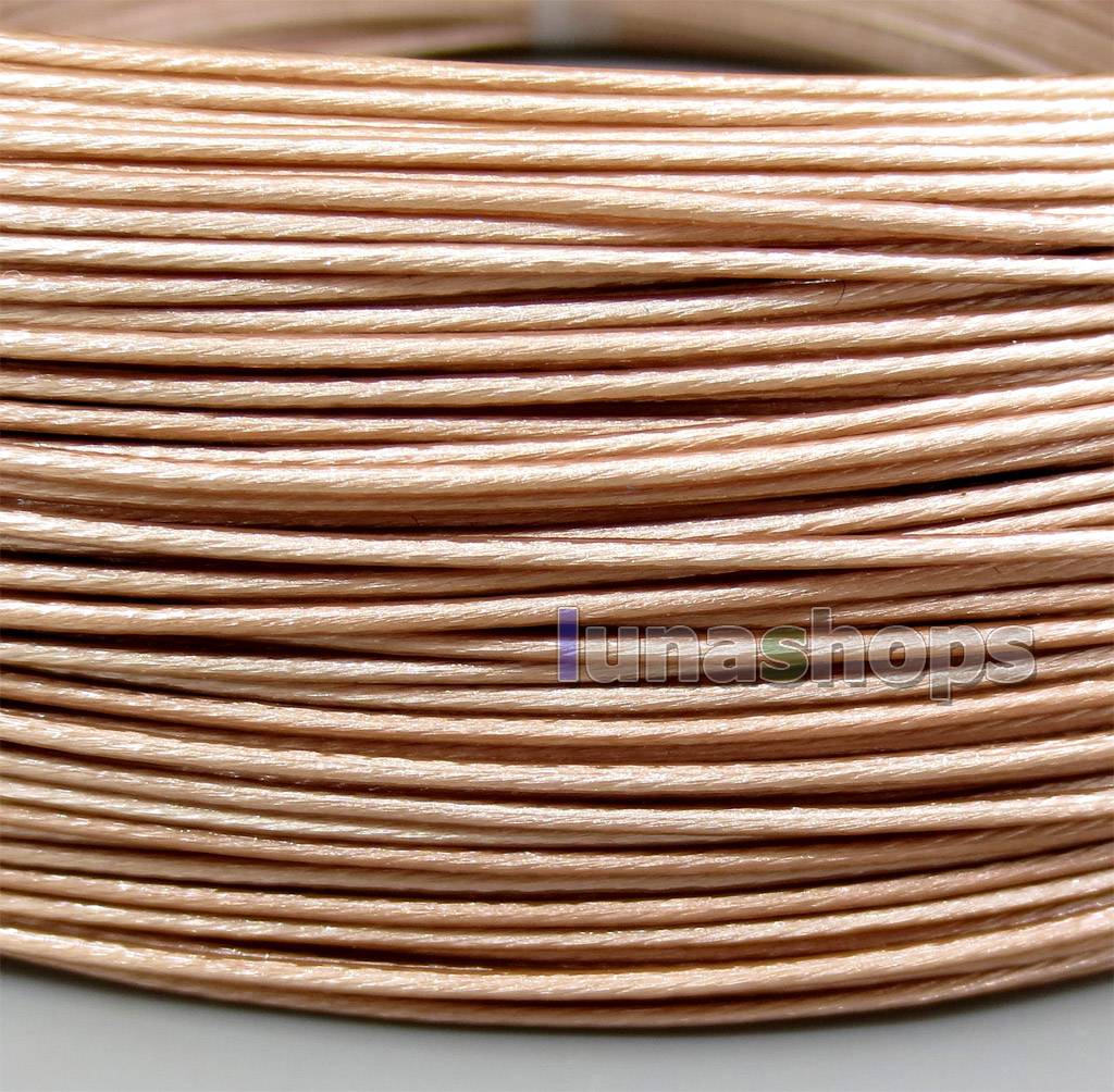 10m Hi-Res Pure Silver Plated 7N OCC 150*0.05mm Insulating Layer Earphone Headphone Bulk Wire Cable OD 1-1.1mm
