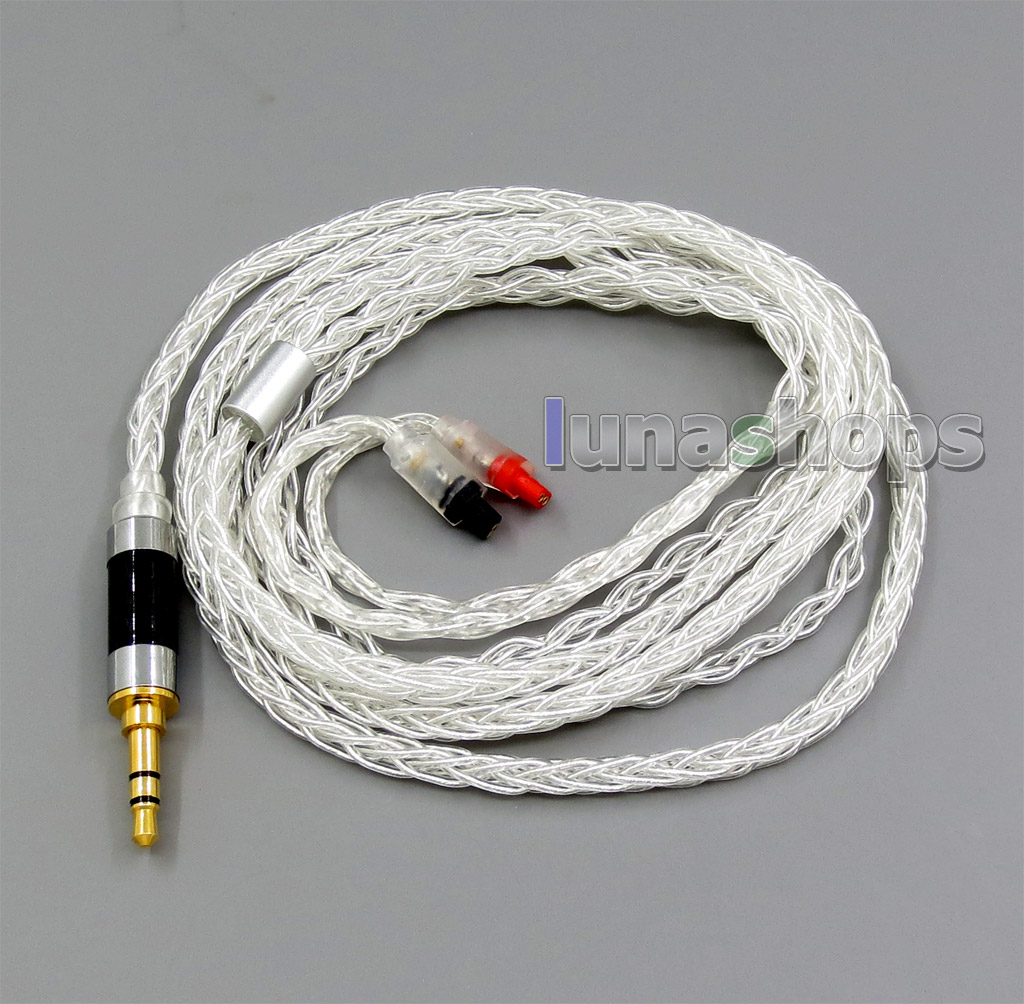 8 core Balanced Pure Silver Plated OCC Earphone Cable For Audio-Technica ATH-IM50 IM70 IM03 IM02 01