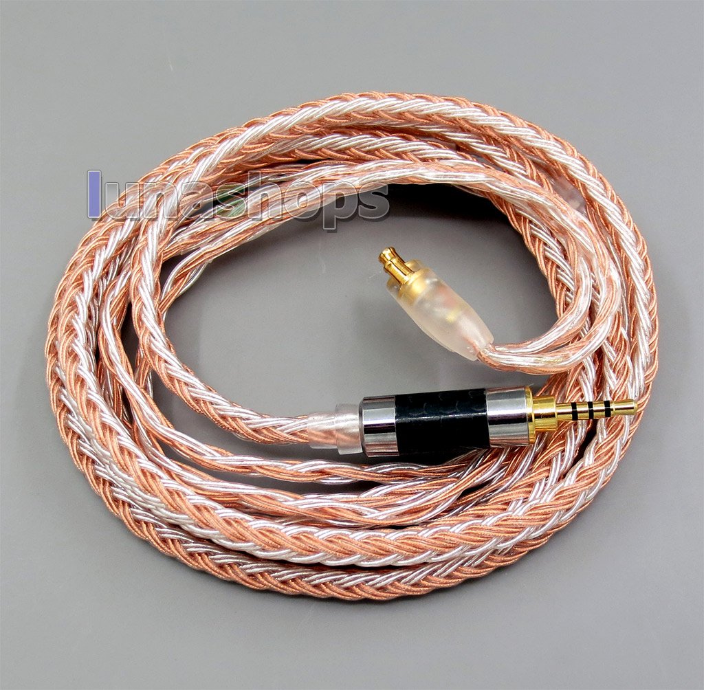 2.5mm 4pole TRRS Balanced 16 Core OCC Silver Mixed Headphone Cable For audio-technica ATH-CKS1100 E40 E50 ATH-E70 