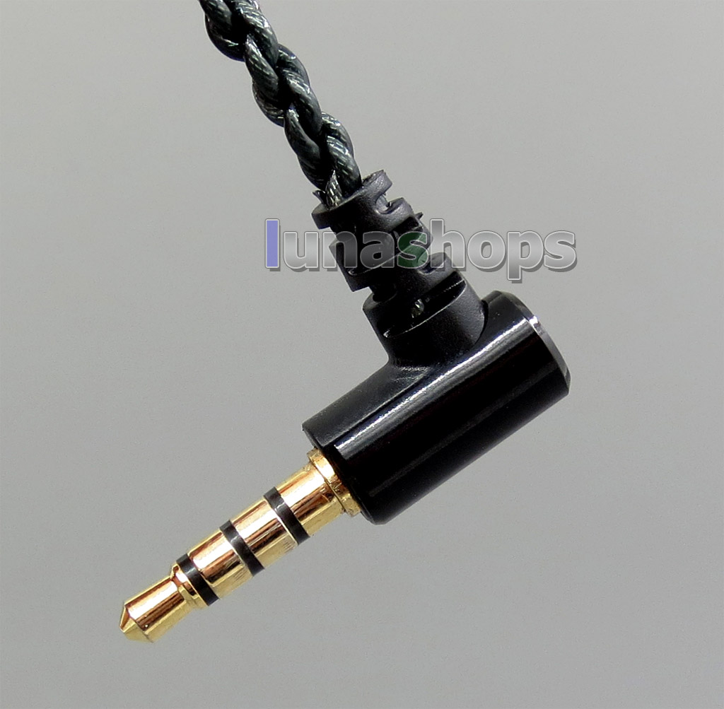 45ohm 3.5mm 2.5mm Balanced Silver Foiled Earphone Cable For Etymotic ER4 XR SR ER4SR ER4XR