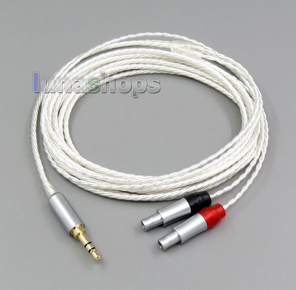 3m Pure Silver Plated 7N OCC 3.5mm Headphone (4*100cores)Earphone Cable For Sennheiser HD800 HD800s Enigma 