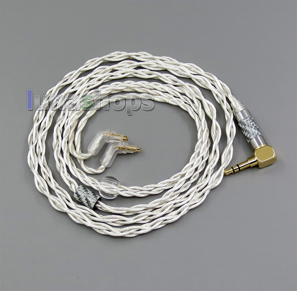 63*0.1mm Extremely Soft Hi-Res 7N Pure Silver plated Earphone for Sony MDR-EX1000 MDR-EX600 MDR-EX800 MDR-7550 