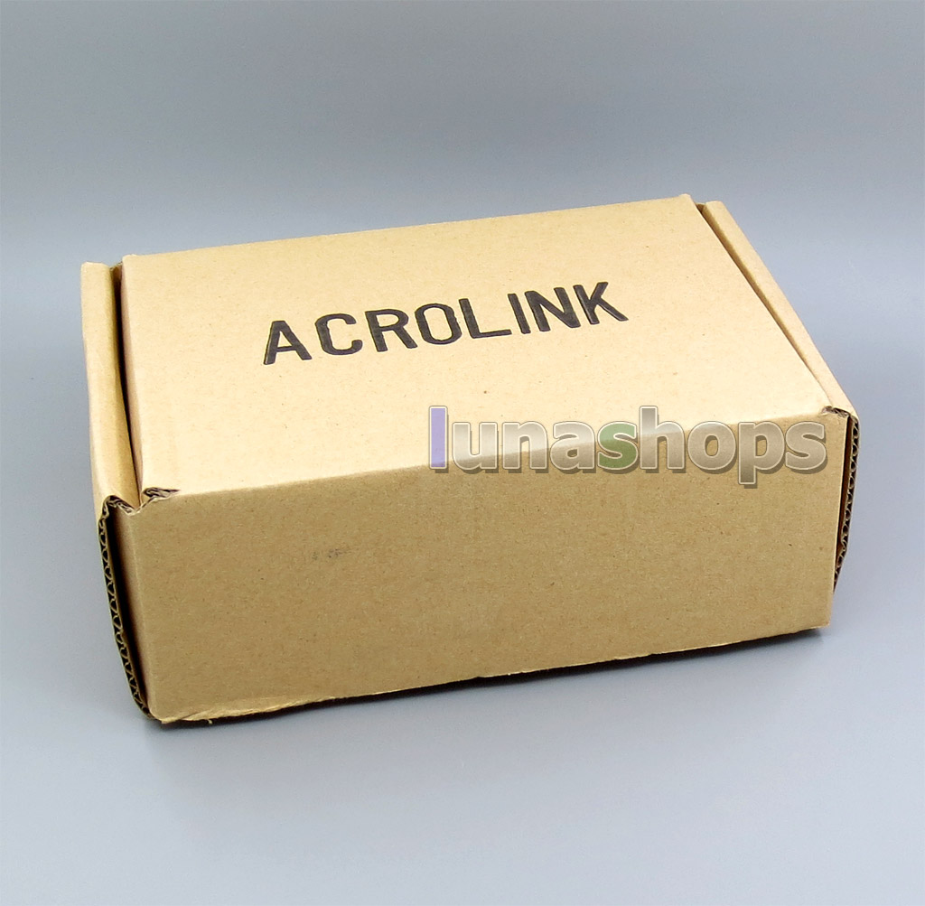 Acrolink CF-204 Carbon fiber panels 4 Ports Power Socket Strip Rhodium Plated