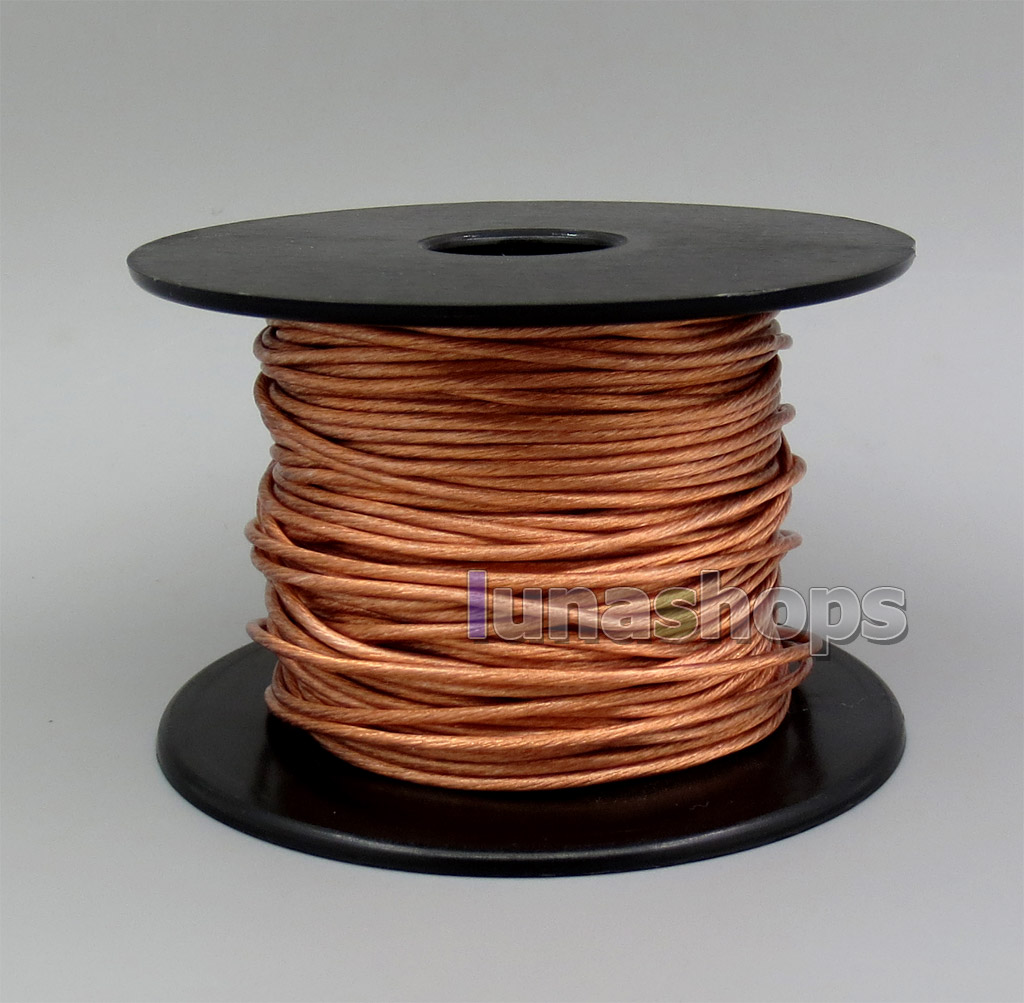 100m Super Soft Acrolink 7N OCC Square Core 65 Cores PU 65*0.1mm Wire Cable 1.6MM
