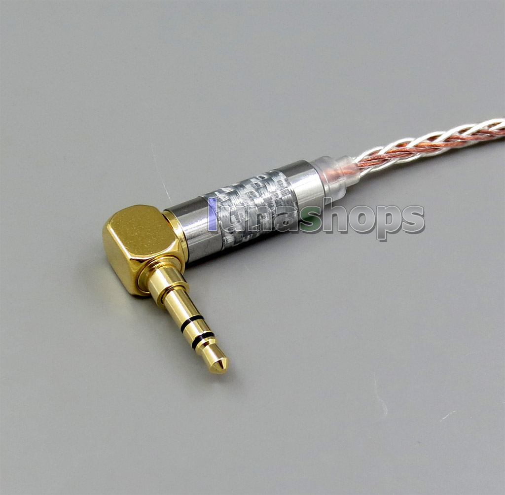 Pure Silver Plated 7N OCC XLR Headphone (8*100cores)Earphone Cable For Mr Speakers Ether Alpha Dog Prime