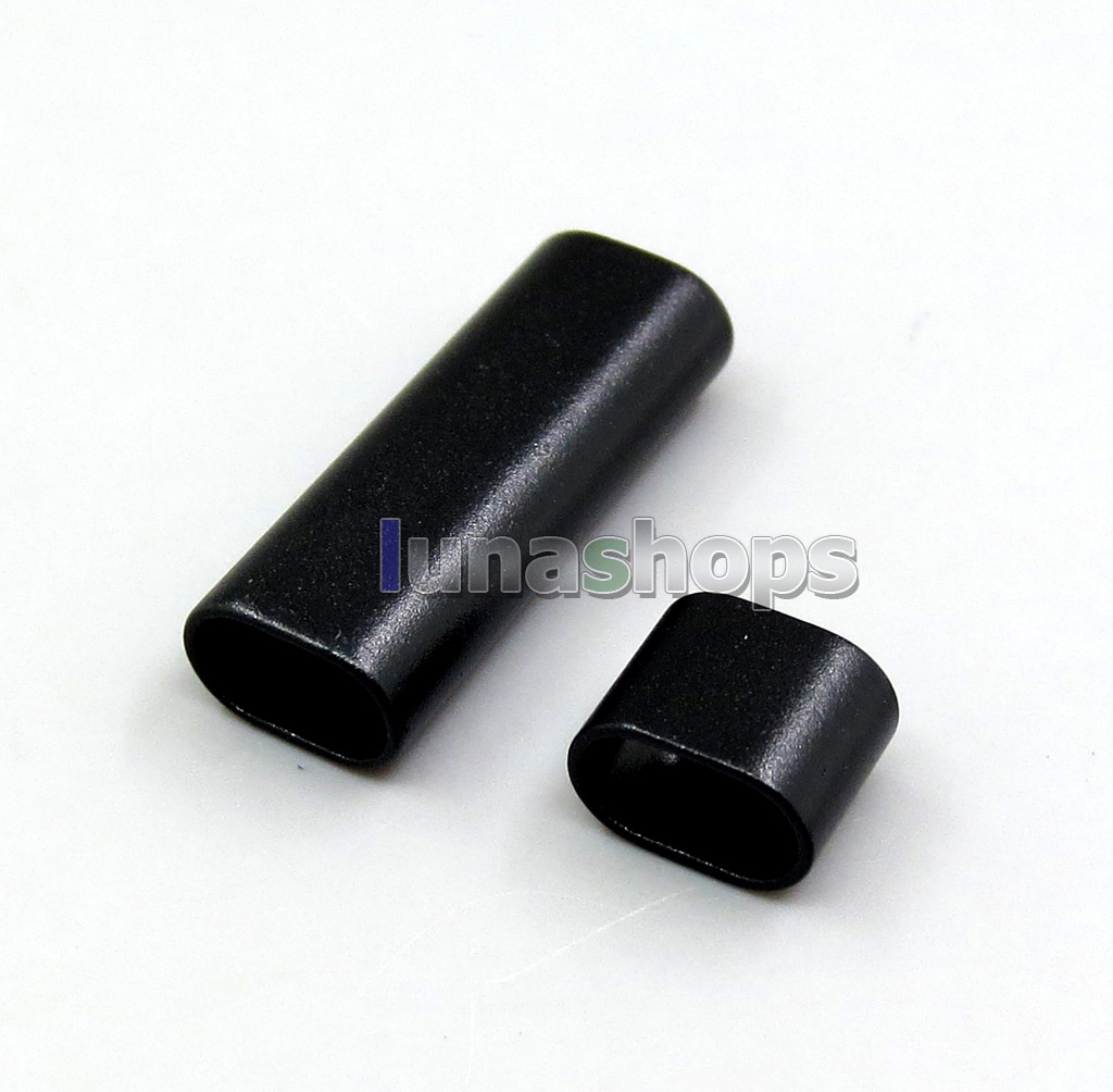 Full Metal Headphone Audio Y Splitter Adapter For Pure Silver Flat DIY Custom Cable Dia:6.8mm/4mm