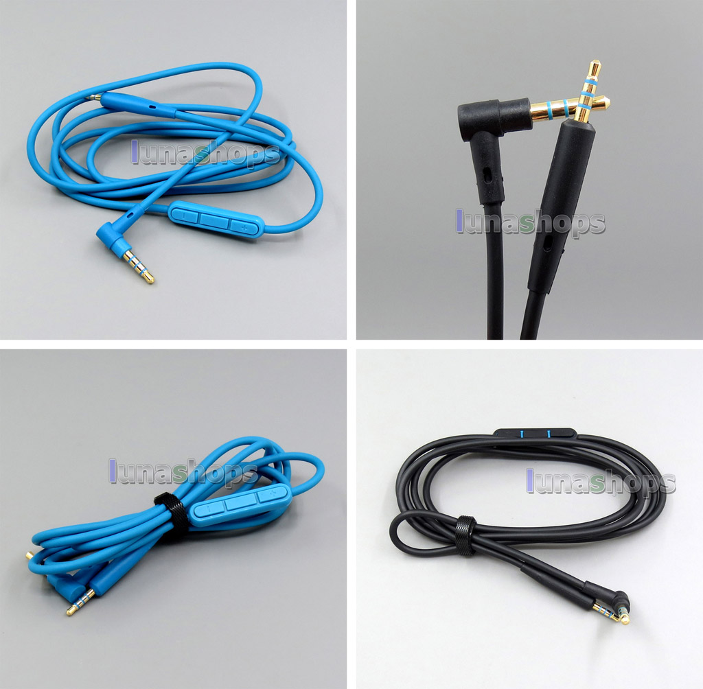 Replacement Audio Cable with Mic & Remote for On-Ear2 OE2 OE2i QC2 QC35