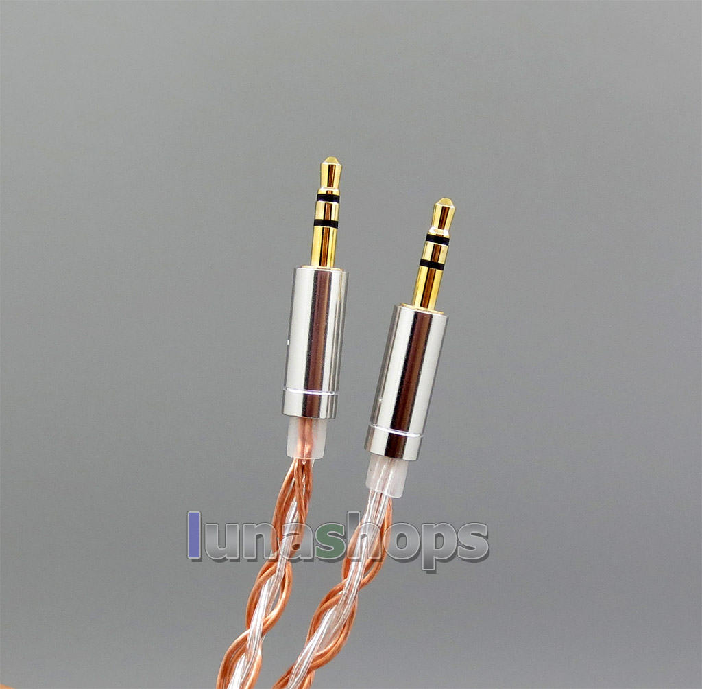 4 in 1 Plug 16 Cores OCC + Pure Silver Plated Cable for Hifiman HE400S HE-400I HE560 HE-350 HE1000 V2 Headphone