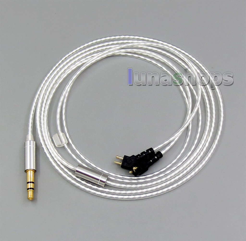 3.5mm 2.5mm Balanced Pure Silver Plated Earphone Cable For Etymotic ER4B ER4PT ER4S ER6I ER4