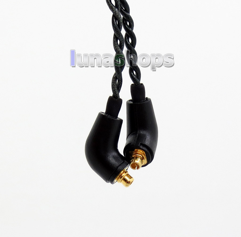 45ohm 3.5mm 2.5mm Balanced Silver Foiled Earphone Cable For Etymotic ER4 XR SR ER4SR ER4XR