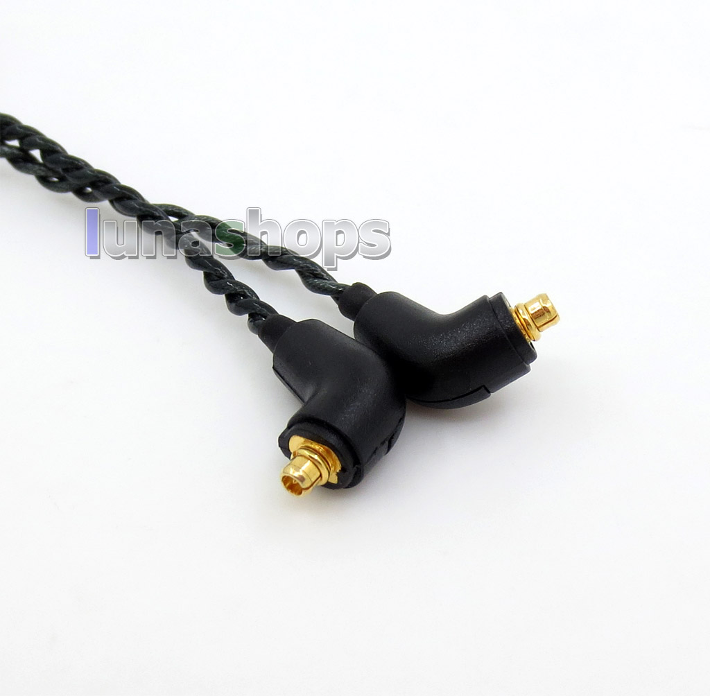 45ohm 3.5mm 2.5mm Balanced Silver Foiled Earphone Cable For Etymotic ER4 XR SR ER4SR ER4XR