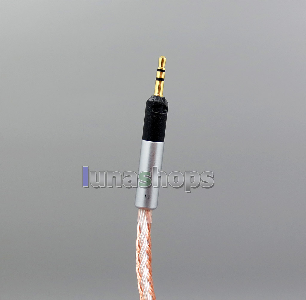 6.5mm 3.5mm 16 Cores OCC Silver Plated Mixed Headphone Cable For Sennheiser HD598 HD558 HD518 Over-Ear