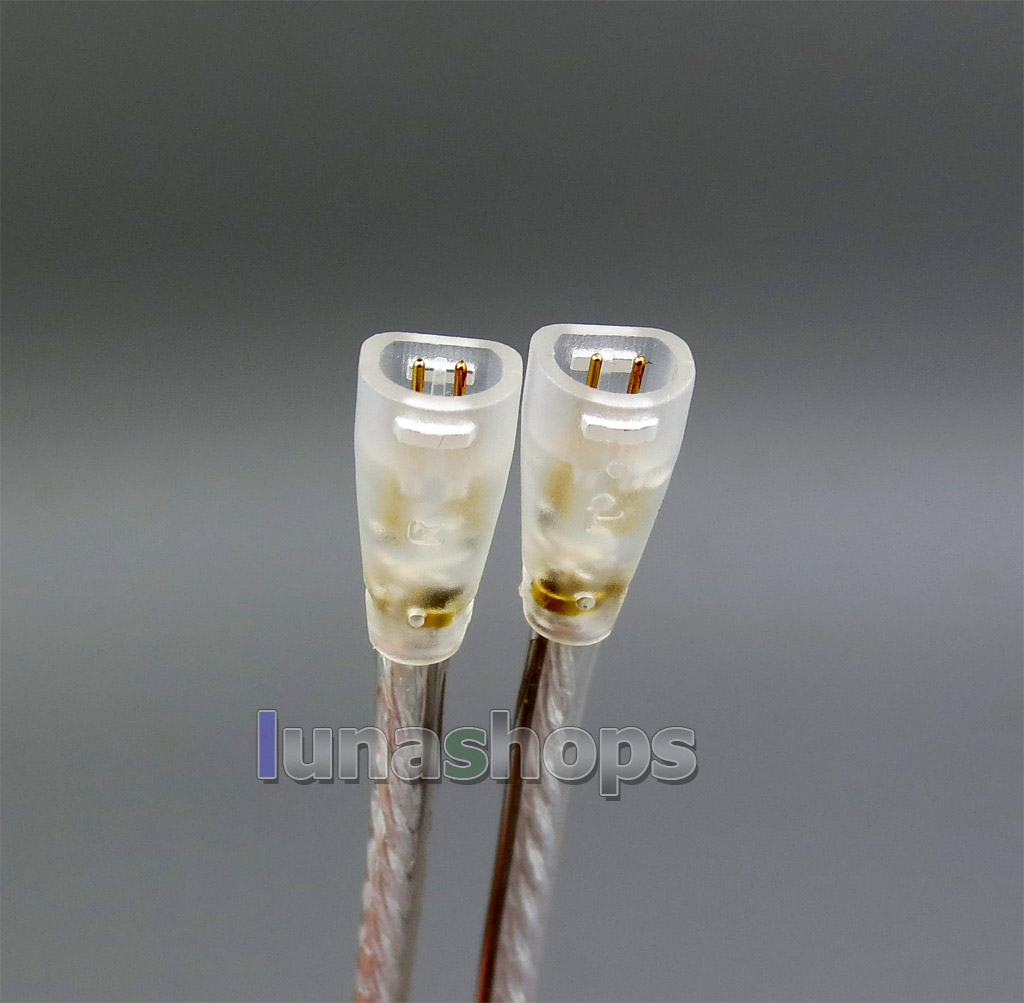 Shielding Mic Remote OCC Pure Silver Plated Earphone Cable For Sennheiser IE8 IE80 IE800