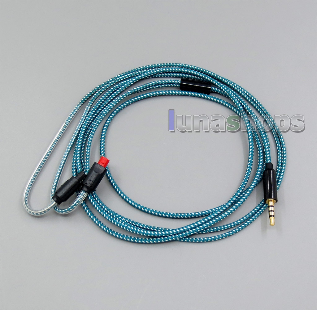 Weave Color 2.5mm Balanced 3.5mm Earphone Cable For Audio-Technica ATH-IM50 IM70 IM03 IM02 01
