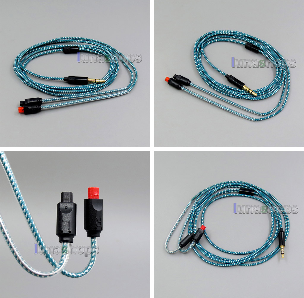 Weave Color 2.5mm Balanced 3.5mm Earphone Cable For Audio-Technica ATH-IM50 IM70 IM03 IM02 01