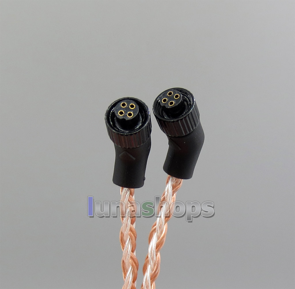 3.5mm 4pole TRRS Re-Zero Balanced 16 Core OCC Silver Mixed Earphone Cable For AKR03 Roxxane JH Audio JH24 Layla Angie AK380 AK240