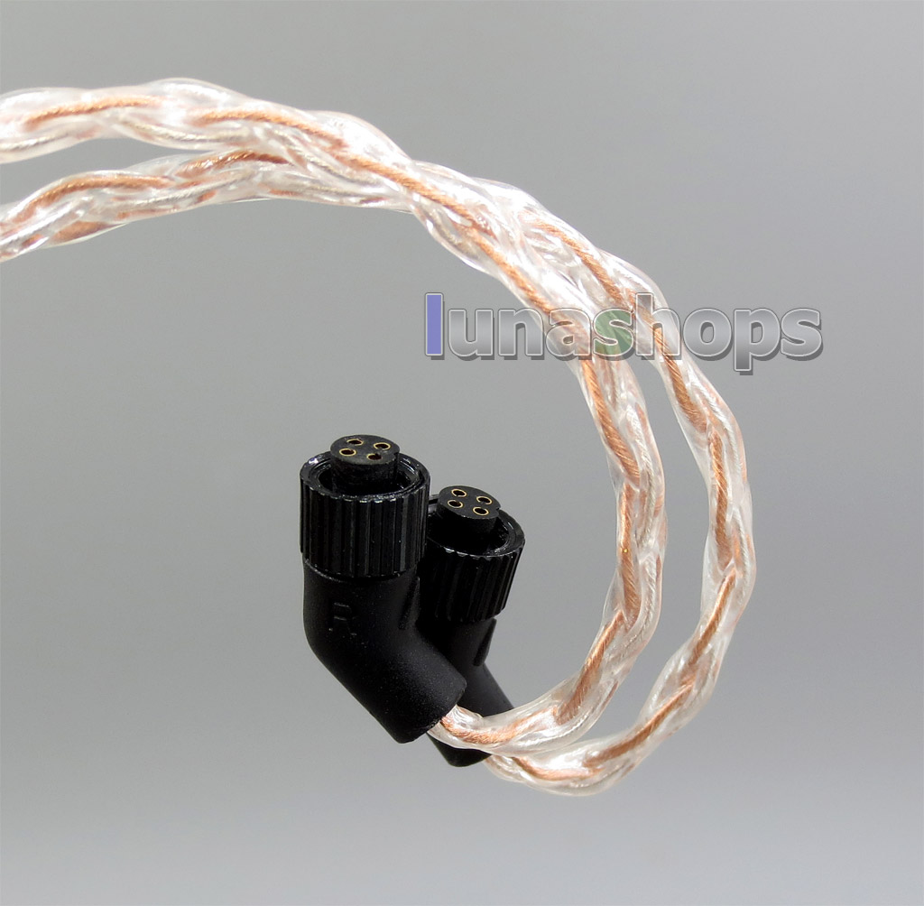 8 core 2.5mm 3.5mm 4.4mm Balanced MMCX Pure OCC silver Plated Earphone Cable For AKR03 Roxxane JH24 Layla Angie AK70 AK380 KANN