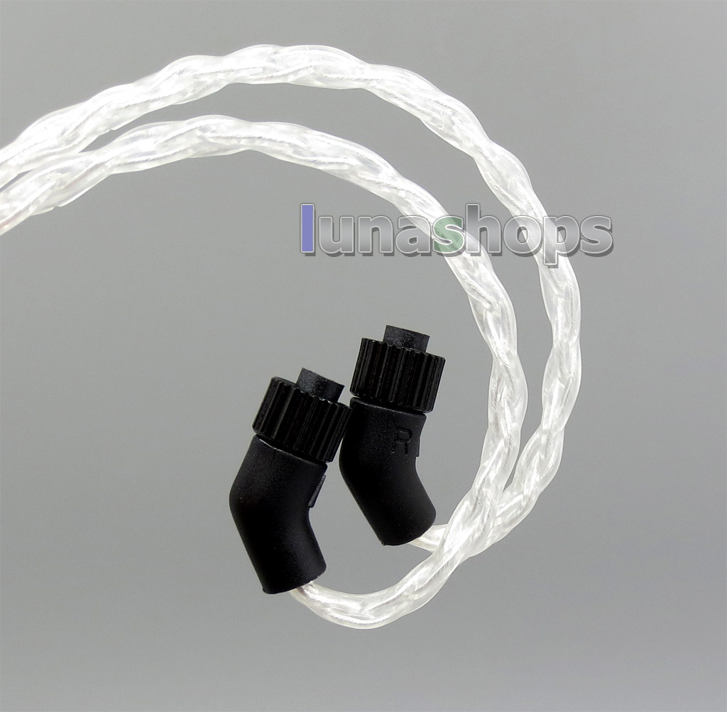 8 core Balanced Pure Silver Plated OCC Earphone Cable For AKR03 Roxxane JH24 Layla Angie AK70 AK380 KANN