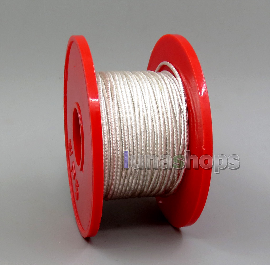 Hi-Res 119*0.05mm Bulk Extremely Soft 70% 7N OCC + 20% Pure Silver Earphone DIY Custom Cable(Not  )