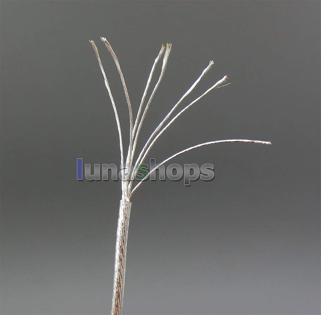 Hi-Res 119*0.05mm Bulk Extremely Soft 70% 7N OCC + 20% Pure Silver Earphone DIY Custom Cable(Not )