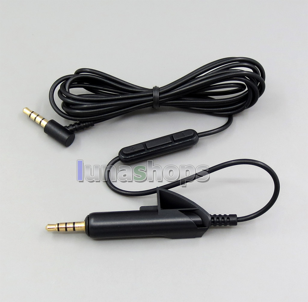 With Mic Remote Headphone Earphone Cable For QC2 QC15 QC35 Headphone