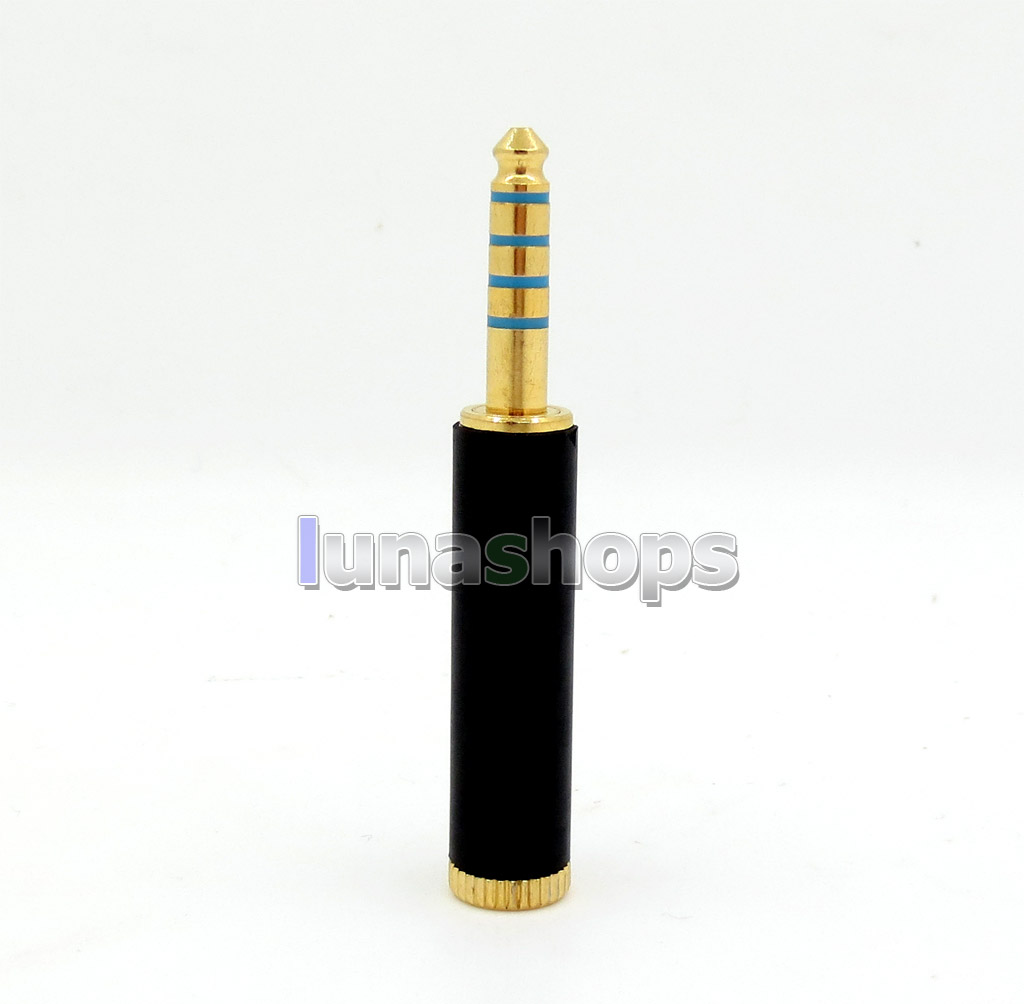 Carbon Barrel 3.5mm 2.5mm 4.4mm Balanced Male To Female Converter Headphone Earphone Audio TRRS Balanced Adapter