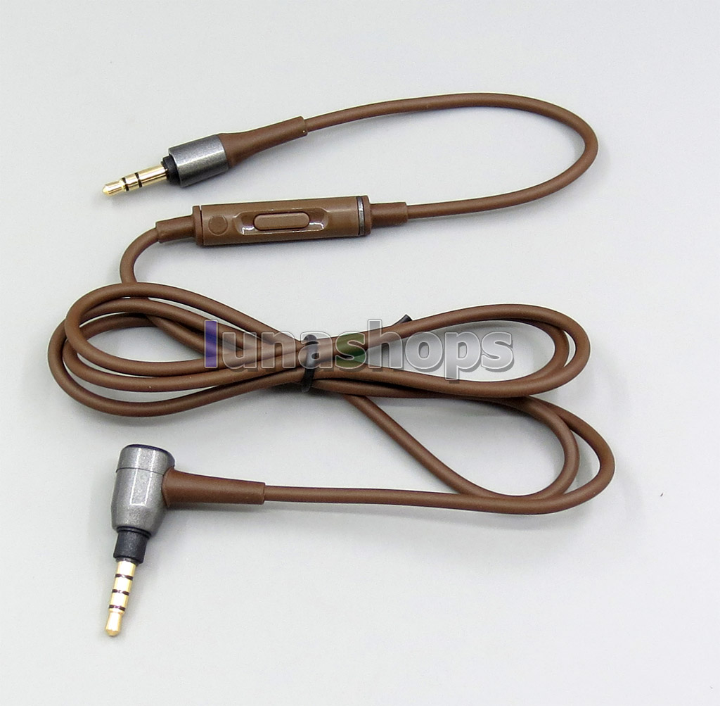Replacement Audio Cable with Remote Mic for Audio Technica ATH-MSR7 Sony MDR 1R