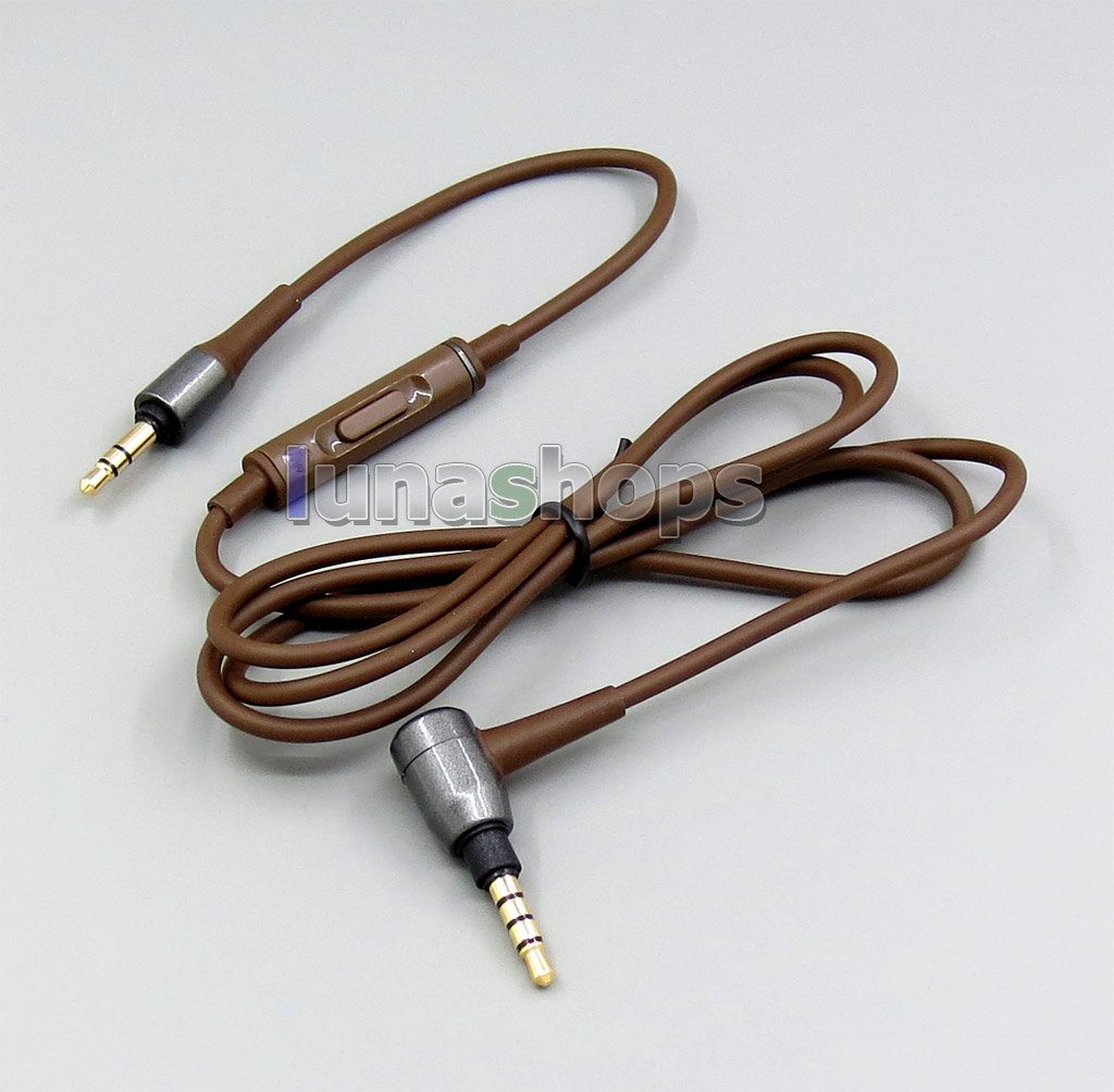 Replacement Audio Cable with Remote Mic for Audio Technica ATH-MSR7 Sony MDR 1R