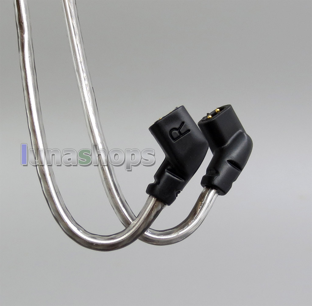Shielding Mic Remote Pure Silver Plated Earphone Cable For QDC Gemini Gemini-S Anole V3-C V3-S V6-C V6-S Neptune UE18 UE11 Pro