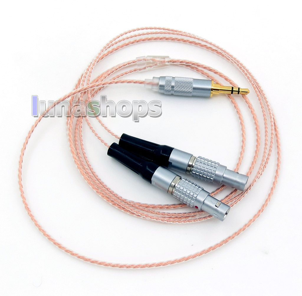 7N OCC Silver Plated Mixed Headphone Cable For Focal Utopia Fidelity Circumaural