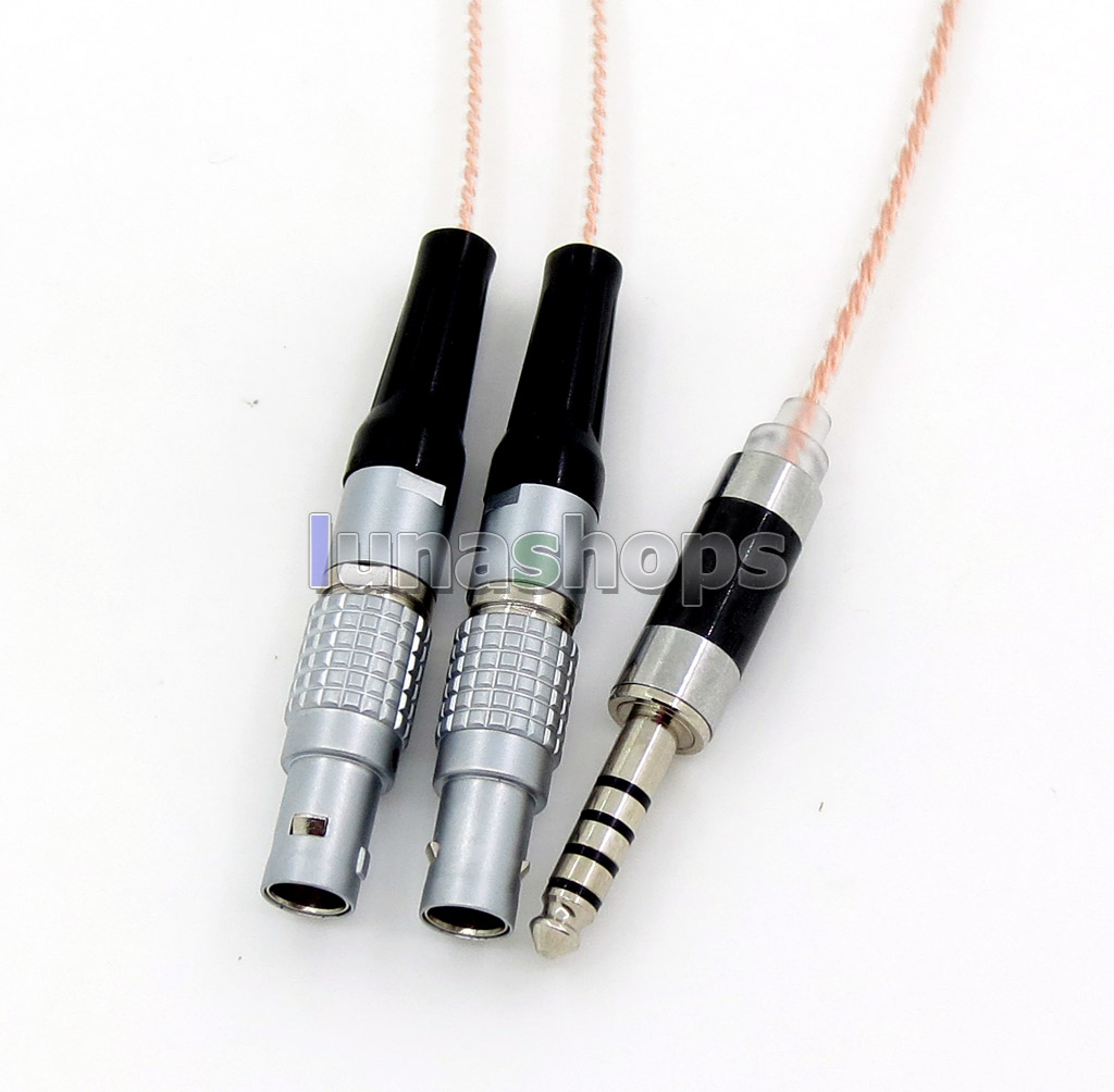 7N OCC Silver Plated Mixed Headphone Cable For Focal Utopia Fidelity Circumaural