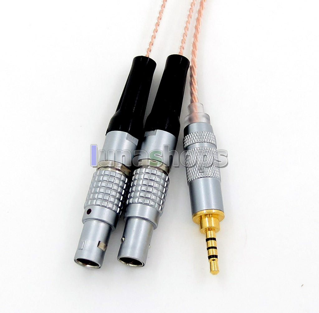 7N OCC Silver Plated Mixed Headphone Cable For Focal Utopia Fidelity Circumaural