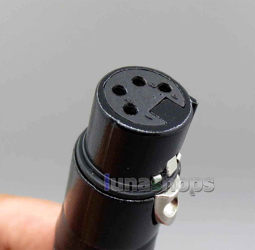 Net Shielding 3.5mm Silver Plated TRRS Re-Zero Balanced To 4pin XLR Female Cable For Hifiman HM901 HM802 Headphone Amplifier